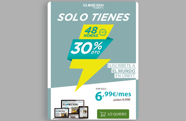 Promoción Oferta flash